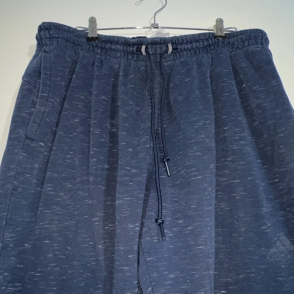 Adidas Joggers Sweatpants Blue Men Size XXL OV9001 Ankle Zip‎